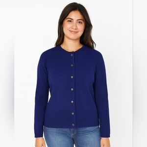 Vintage Talbott Traveler 1960s Blue Sweater Cardigan Time Capsule Size Small‎